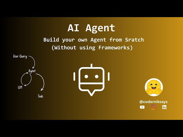 I Built an AI Agent From Scratch | No Frameworks, Just Code 🤖