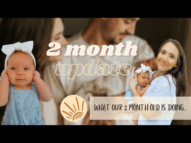 Our Baby's 2 Month Update (9 weeks old) | 5 minute mommy makeup | Couple Vlog #18