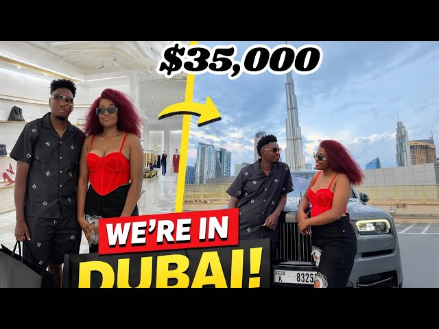 Our insane 35,000$ shopping spree || Day 1 in dubai || LUXURY SHOPPING 🥰💐