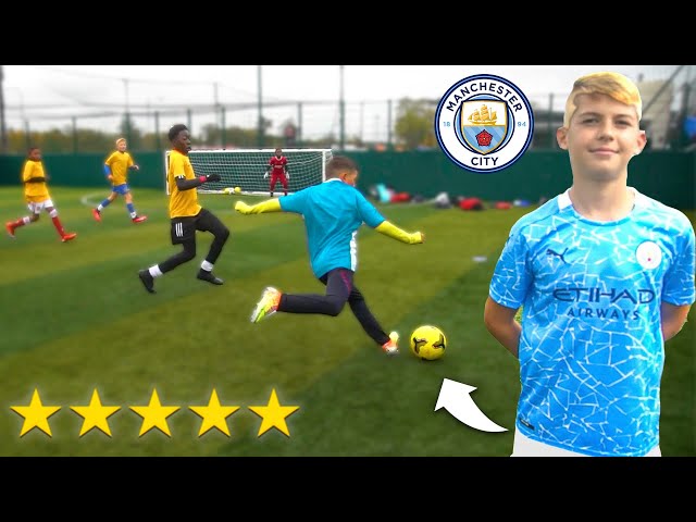 11 YEAR OLD KEVIN DE BRUYNE IS OVERPOWERED...Pro Football Competition (Manchester City)