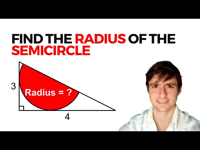 Semicircle Inscribed in a Right Triangle