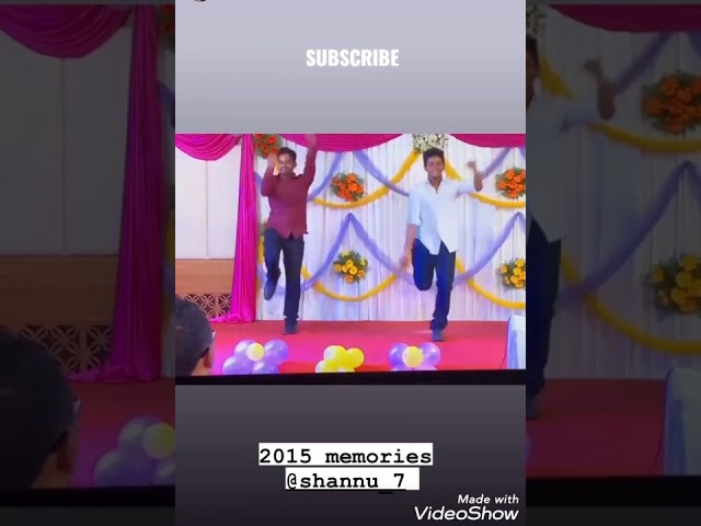 Shannu dance #2015 memories || Shanmukh jaswanth dance video