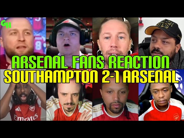 ANGRY 🤬 ARSENAL FANS REACTION TO SOUTHAMPTON 2-1 ARSENAL | FANS REACTION 