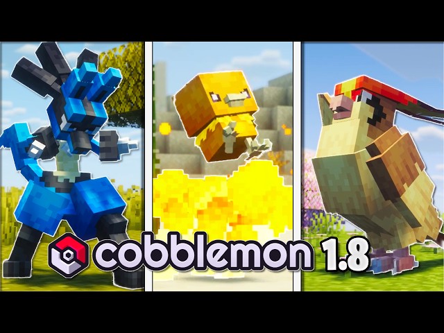 100+ NEW Pokemon Animations in Cobblemon 1.8!