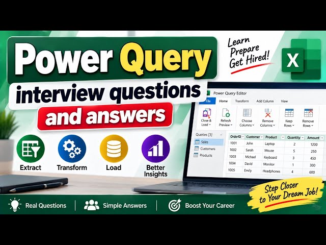 Power Query Interview Questions and Answers | Top 10 Technical Questions | 2026