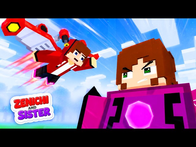 JJ IS FLY?! - JJ x Sister Story - Minecraft Animation
