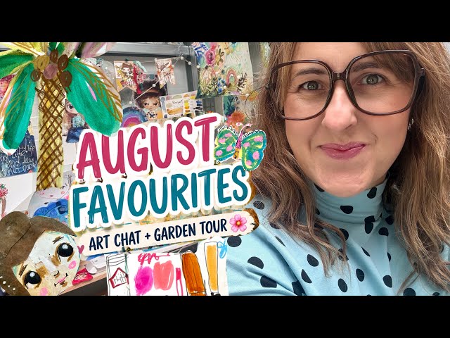 August Art Favourites ✨ Soft Pastels, Things with Wings + My Favourite Art Book! | Art Chat & Garden