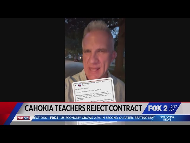 Cahokia teachers union votes down tentative agreement with district