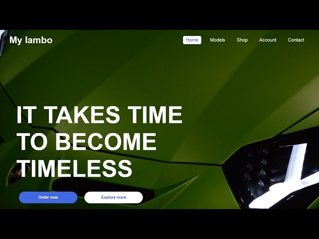 How To Create A Website Using HTML And CSS only Step By Step Website Tutorial with source code