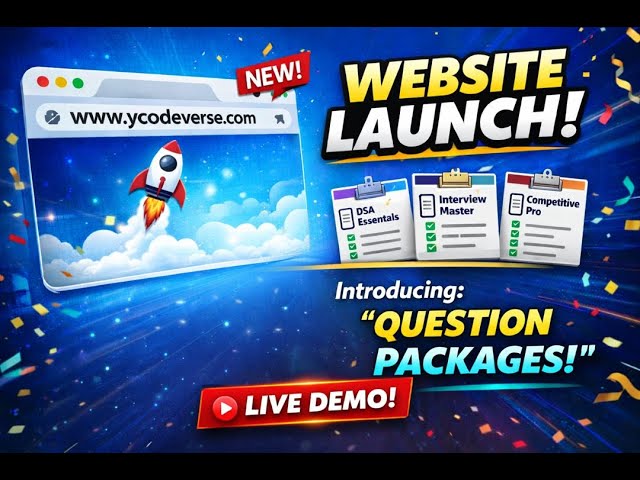 🚀 Website Launch! Question Packages Explained | Smarter Coding Practice