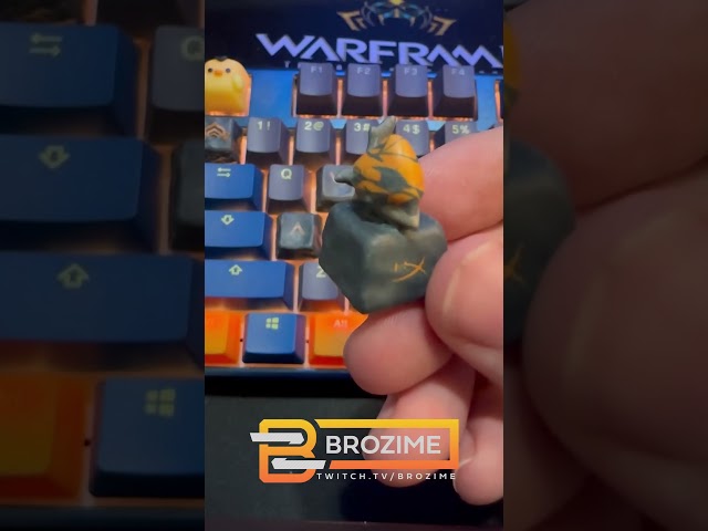 The Warframe Keycaps HyperX Made Are Real Neat #warframe #gaming #keyboard #keycap