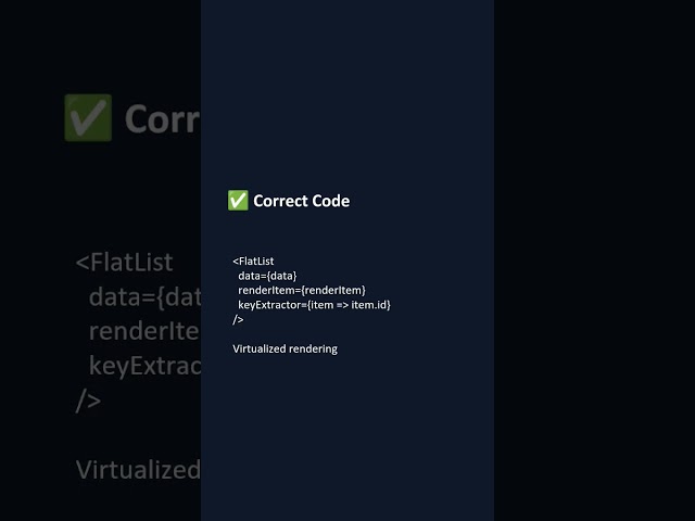 Are you still using ScrollView?#reactnative #mobileappdevelopment #performance #android #ios