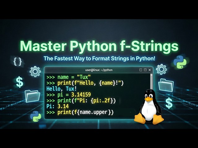 Master Python f Strings – The Fastest Way to Format Strings in Python!