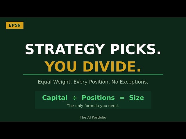 Your Strategy Picks the Stocks. You Just Divide Equally.
