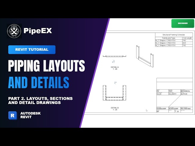 Revit Piping Layouts & Details: Tags, Filters & Sheets (Part 2)