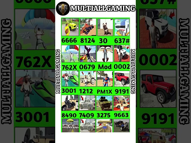 All New Indian Bike Driving 3D Cheat Codes List ✅