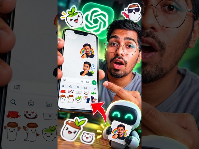 ChatGPT Just Added Stickers! 🤯 New Sticker Feature Explained #chatgpt