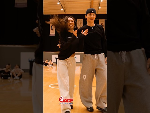 Cadel and Mia dancing at ADF! 🕺🔥 Winston Sky Choreography! #dance #shorts