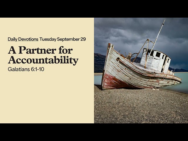 A Partner for Accountability - Daily Devotions