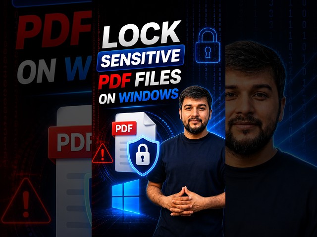How to Password Protect a PDF on Windows | Lock PDF Files