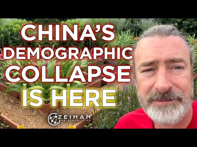 New Chinese Demographic Data = Population Collapse || Peter Zeihan