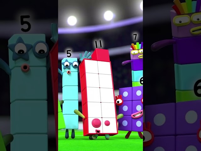 Numberblocks vs Numberblobs | FOOTBALL MATCH #shorts