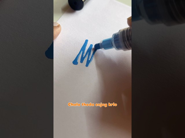 ASMR VIDEO ….. Can you guess which acrylic marker is this? #art