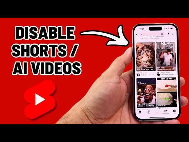 Disable YouTube Shorts AND AI Videos With This SIMPLE Trick!