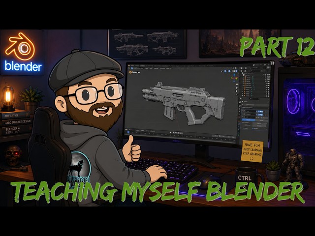 Can I Teach Myself Blender? | Chill Learning Stream Part 12 🎨✨