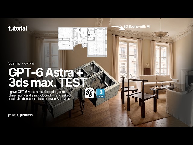 I Connected GPT-6 Astra to 3ds Max - It Built My 3D Scene