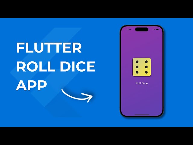 Flutter Roll Dice App for Beginners