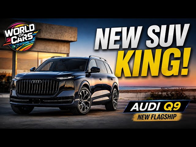Audi Q9 Revealed: Audi’s New Flagship SUV Redefines Space, Luxury & Comfort! 🚙🔥