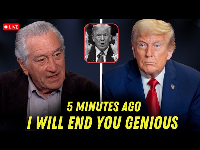 Donald Trump FURIOUS as Robert De Niro DESTROYS Him LIVE — Explosive Moment