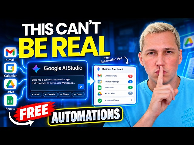Google AI Studio Just Got a MASSIVE Upgrade (Build Client Automations for FREE?)