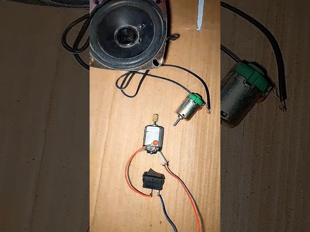 😱 I Powered Micro LED Light with 12V Gear Motor • DC Motor #dcmotor