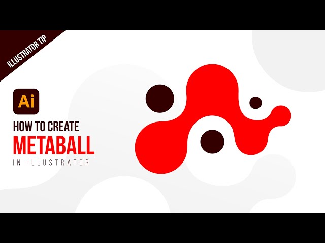Adobe Illustrator Tip You Must Know! | Metaball Effect | Easy and Quick