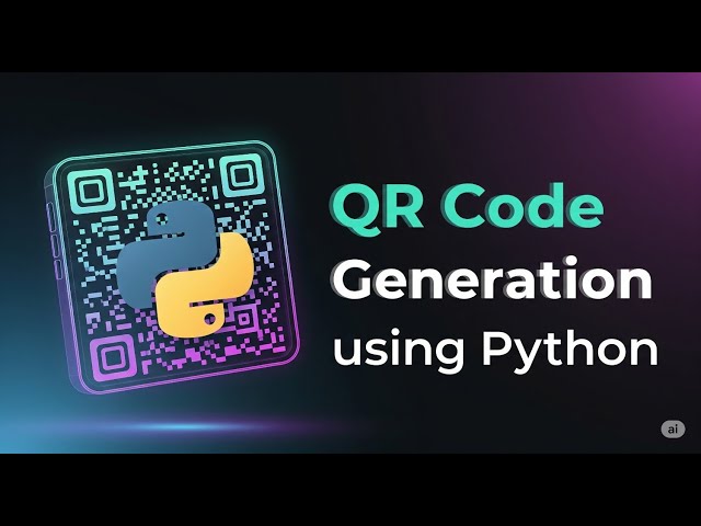 QR Code Generation using Python | Python Mini Project