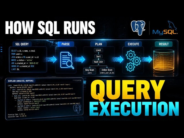 How SQL Queries Run: PostgreSQL & MySQL Query Execution Explained