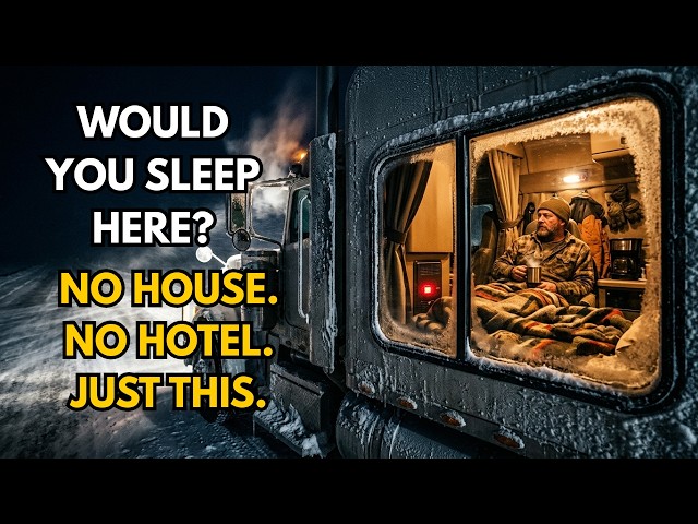 How Truckers Create a Warm, Comfortable Life Inside a Frozen Truck - Extreme Truck Life