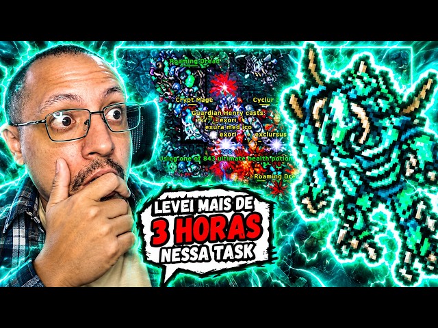 TIBIA - HUNTING TASK ep 92: IT TOOK OVER 3 HOURS TO FINISH THE CRYPT MAGE TASK 😑