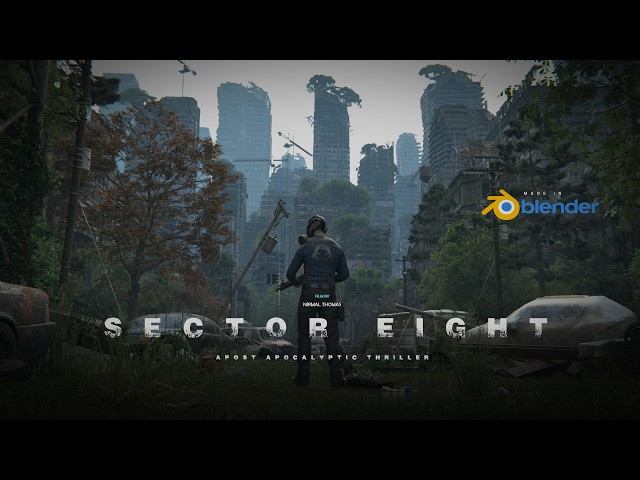 I Made a Post-Apocalyptic Short Film in Blender (Full Breakdown) | Sector Eight