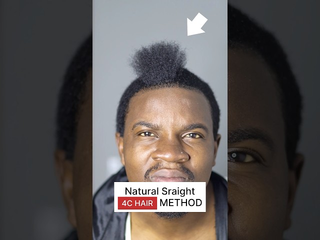 Straight 4C Hair Method
