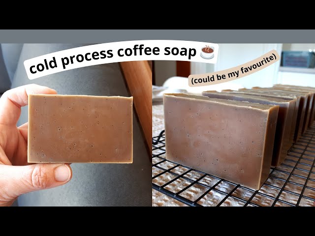 How to make coffee soap (this recipe is luxurious 👌)