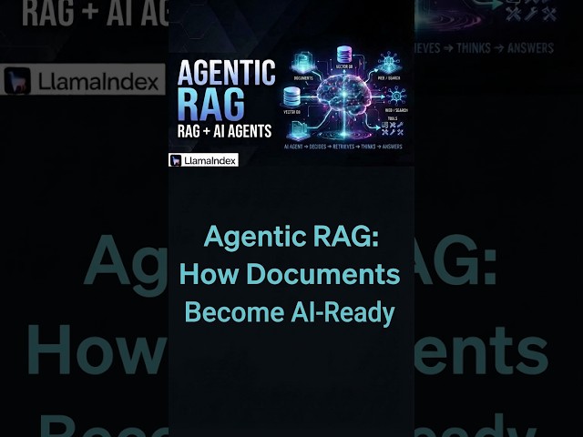 Agentic RAG: How Documents Become AI-Ready 🧠⚡