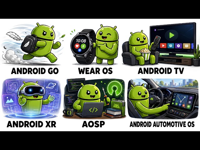 Every Major Type of Android Explained