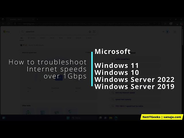 Why can't I reach higher Internet speeds? - How to troubleshoot speeds over 1Gbps