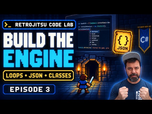 Learn C# by Building an Old-School RPG — Part 3: Loops, JSON & Custom Classes