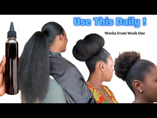Use ONLY $5 To Make a $250 Worth Of Hair Growth Oil ! This oil will change your natural hair journey