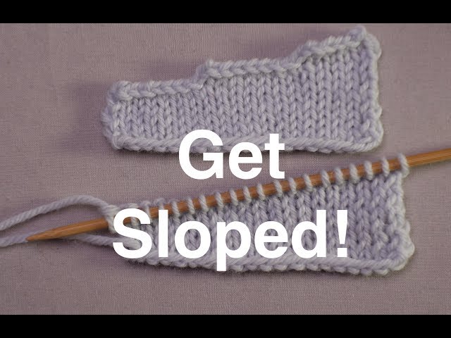 Eliminate Stair Steps With Short Row Shaping // Technique Tuesday