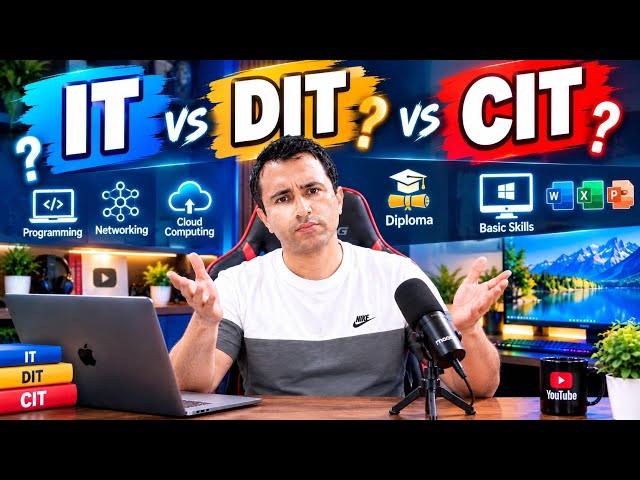 DIT, CIT & IT Explained! 💻 Which Computer Course Is Best for You?